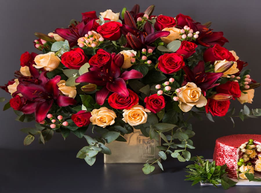 Order flowers online from Flowerbox for beautiful luxury bouquets
